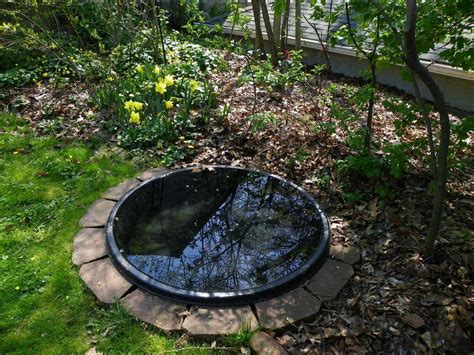 Paver Method for Sinking Small Round Preformed Ponds in Ground - Garden.org