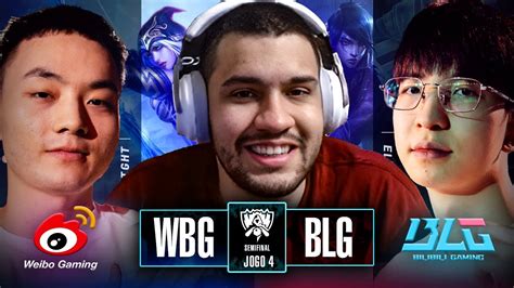 Weibo Gaming X Blg Jogo Semifinal Worlds Youtube