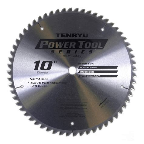 Tenryu PT-25560 10-inch Carbide Tipped Table Saw Blade | eBay