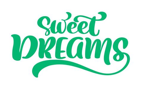 Sweet dreams Vector text hand written lettering quote 371468 Vector Art ...