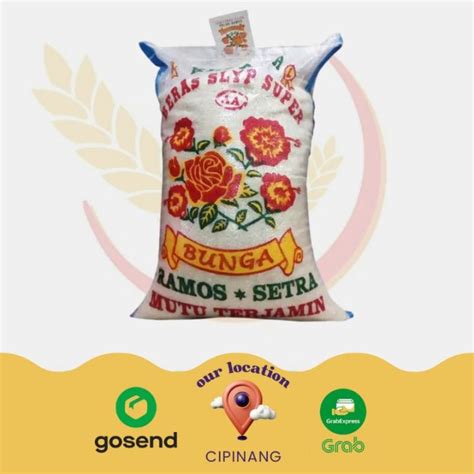 Beras Ramos Setra Cap Bunga Ramos Kg Kg Pulen Lazada Indonesia