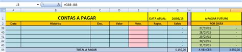 Planilha de Contas a Pagar Download Excel Prático