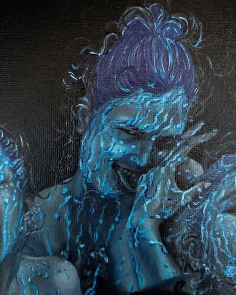 BLUE DEMONS Oil Painting Concept Art Collection On Carousell