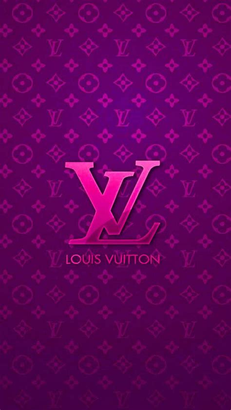 Download Louis Vuitton Purple Logo Wallpaper Wallpaper