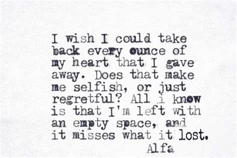 I Wish I Could Take Back Typed Poem Inspirational Quote By Etsy