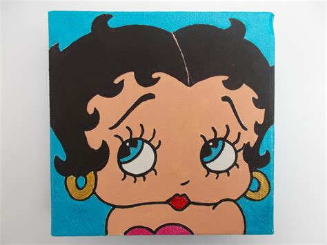 Betty Boop Painting By Linanddani On Etsy