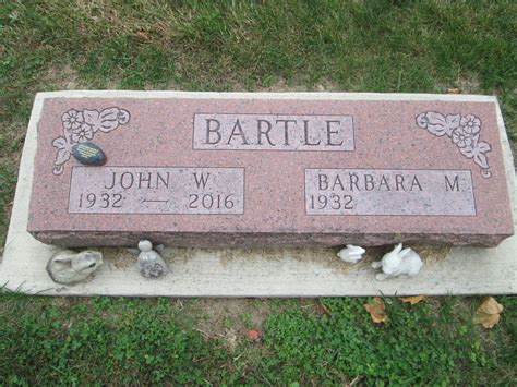 John William Bartle 1932 2016 Find A Grave Memorial