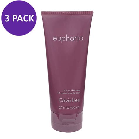 Calvin Klein Euphoria Body Lotion 6 7 Oz 3 PACK Walmart