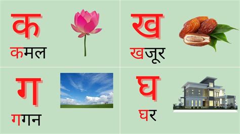 Learn Hindi Varnamala Hindi Alphabets Ka Kha Ga Gha Hindi Letters K Se Kamal For