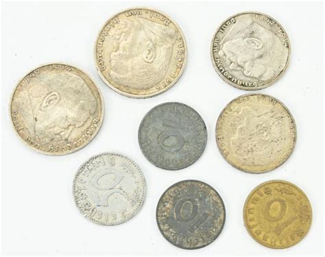 WorldWarCollectibles German Third Reich Era Coins Set