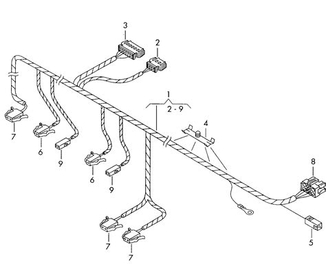 Volkswagen Passatvariant 2000 2001 Wiring Harness For Electronic