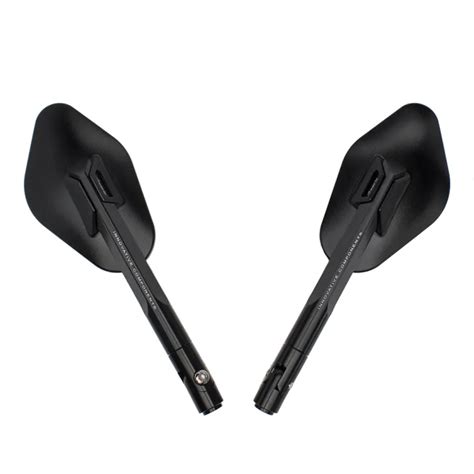 Fenrir Cnc Aluminum Alloy Black Motorcycle Side Mirror Universal Rear