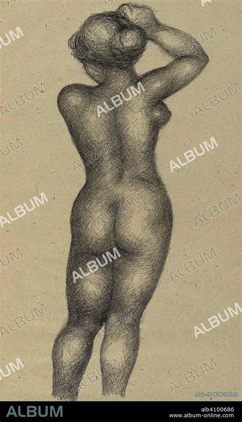 Aristide Maillol Naked Woman Seen From Behind Femme Nue De Dos From