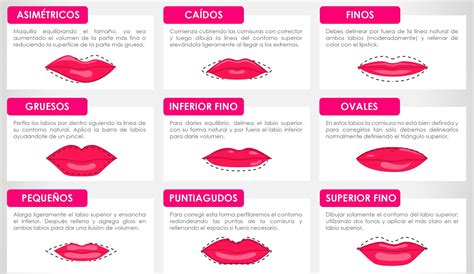 Deslumbra Con Maquillaje Las Correcciones De Los Labios