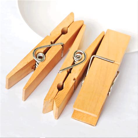 Amazon Large Wooden Clothespins Set Pcs Inch Heavy Duty