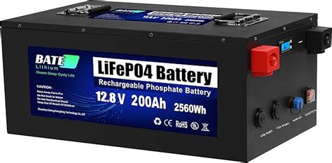 V Ah Lifepo Battery Lithium Leisure Battery Deep Cycle Built In