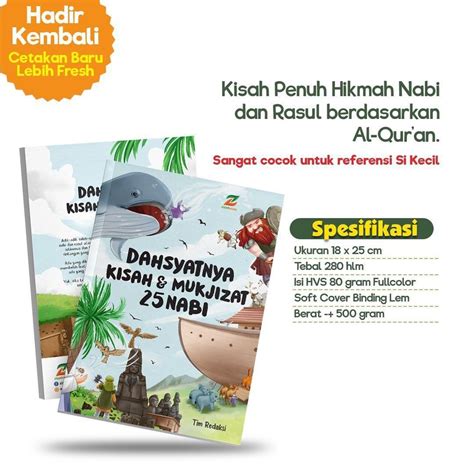 Jual Dahsyatnya Kisah Dan Mukjizat 25 Nabi Anak Anak Ziyad Buku Anak