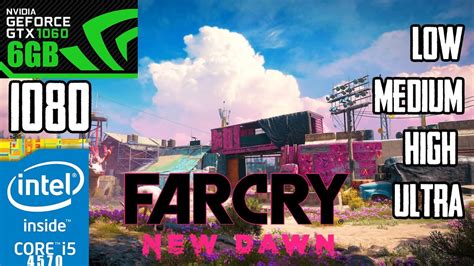 Farcry New Dawn Gtx Gb I Low Vs Medium Vs High Vs