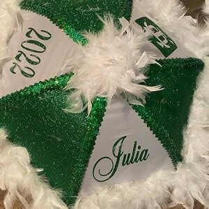 Tu Themed Graduation Second Line Umbrella Second Line Umbrella Green