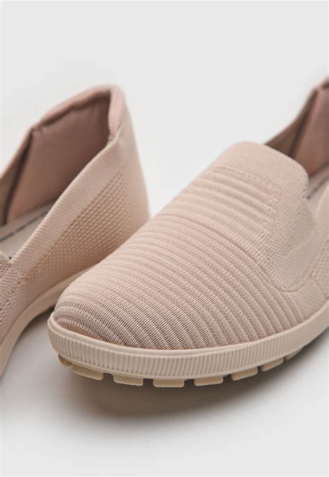 Tênis Slip On Kolosh Texturizado Nude Compre Agora Dafiti Brasil