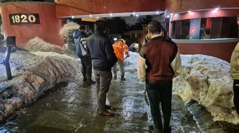 La Jornada Maya Fuerte Lluvia Y Granizada Deja Afectaciones En La