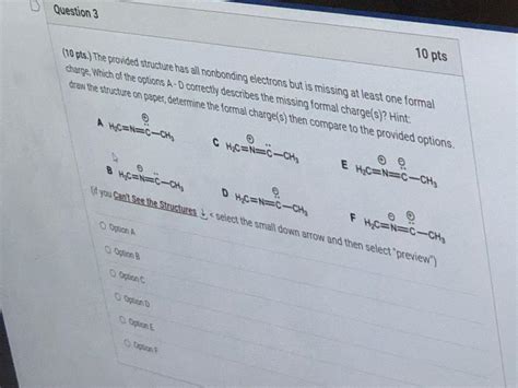 Solved Question 3 10 Pts 10 Pts The Provided Structure Has Chegg