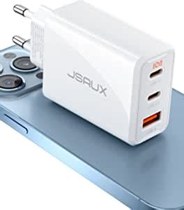 USB C Lader JSAUX 40W 3 Port USB C Charger Met Dual PD 20W USB C Port