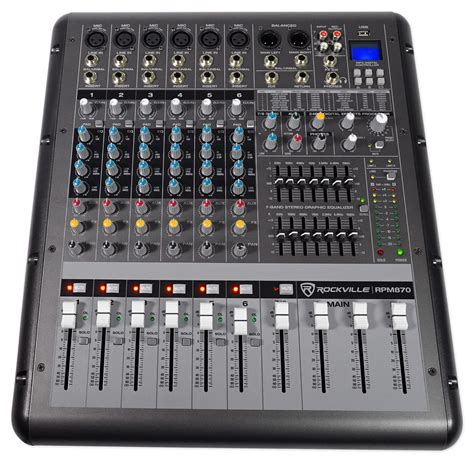 JBL JRX225 Dual 15 4000w DJ PA Speakers Powered 8 Channel Mixer W USB