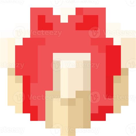 pixel art white present box  png