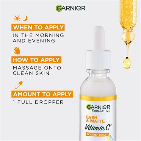 Garnier Even And Matte Vitamin C Serum 30ml Supercosmetics