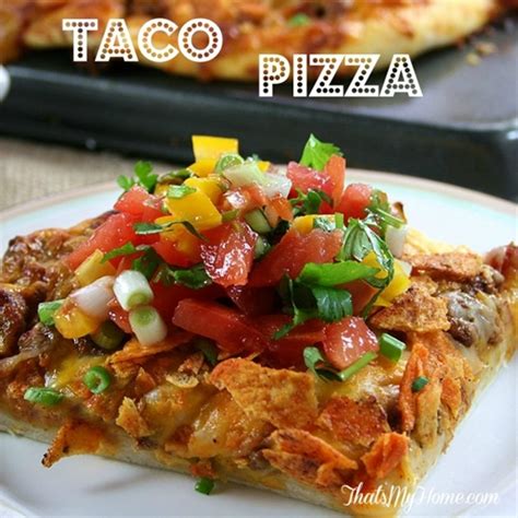 Taco Pizza recipe | Chefthisup