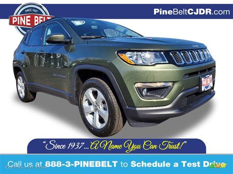 2020 Olive Green Pearl Jeep Compass Latitude 4x4 137331758 Car Color Galleries