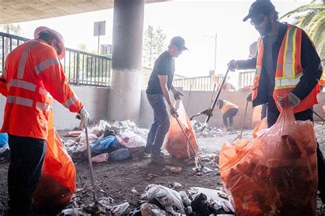 Governor Newsom Cleans Up Homeless Encampments In Los Angeles