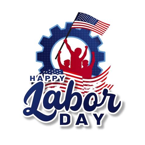 Premium Vector Greeting Of Happy Labor Day Isolated Template Design