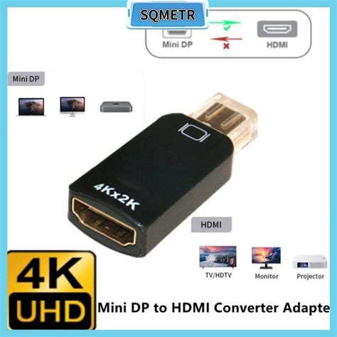 Sqmetr Máy Chiếu TV dp 1 4 bộ chuyển đổi Cáp Mini Displayport Mini DP