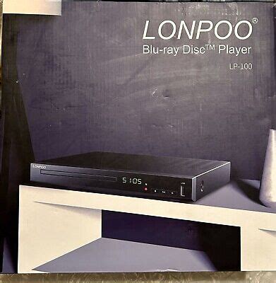 Lonpoo Lp Blu Ray Disk Dvd Player Full Hd Hdmi Usb W Remote New