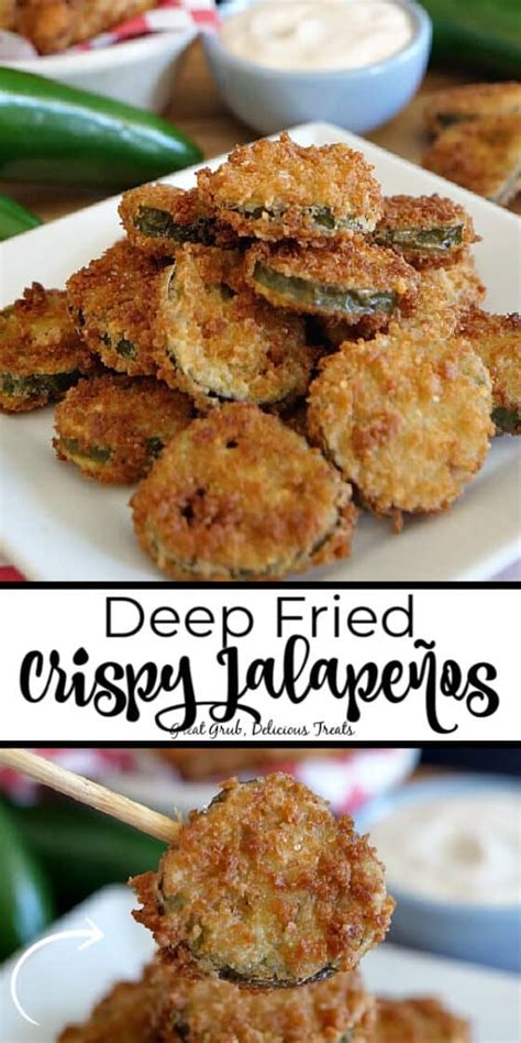 Deep Fried Crispy Jalapenos Great Grub Delicious Treats