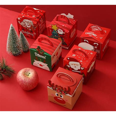 Christmas Eve Apple Packaging Box Christmas Fruit T Box Hexagonal