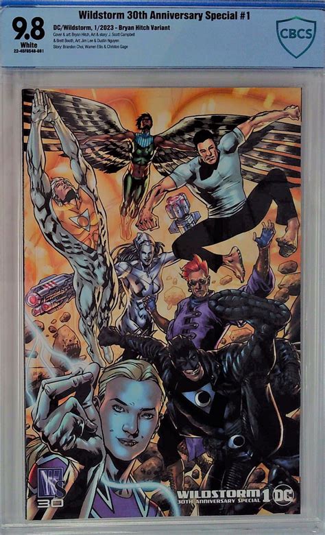 Wildstorm 30th Anniversary Special 1 Bryan Hitch Variant Cbcs 98 Blu