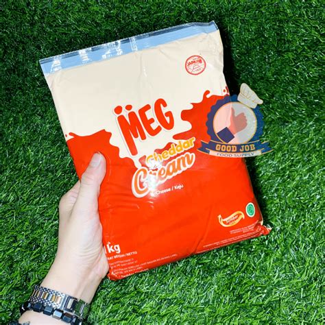 Jual MEG CHEESE Cheddar Cream 1 Kg Halal Chedar Shopee Indonesia