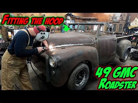 Bangshift Halfass Kustoms Gmc Roadster Pickup Custom Welding