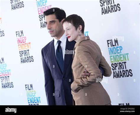 Santa Monica Usa Th Mar Karim Saleh And Andrea Riseborough