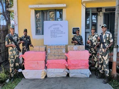 Meghalaya Bsf Thwarts Smuggling Attempt At International Border