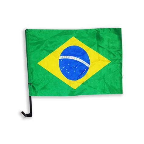 Bandeira Bandeirinha Haste Do Brasil Janela Carro Copa Shopee Brasil