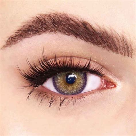 Moonlight Pansy Brown Colored Contacts Lenses Freshlady