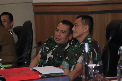 Danjen Akademi Tni Bersama Pangdam Vi Mlw Pimpin Rapat Pleno Latsitarda