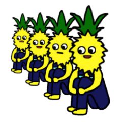 Pleasant Pineapple Man2 LINE Stickers LINE STORE