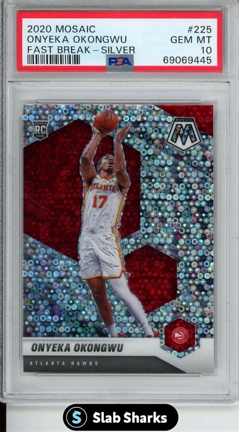 2020 PANINI MOSAIC ONYEKA OKONGWU FAST BREAK SILVER ROOKIE RC PSA 10 EBay