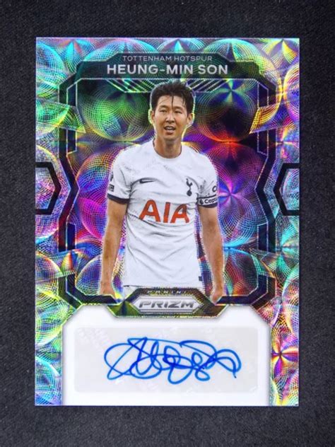 2023 24 PANINI PRIZM Premier Heung Min Son Hotspur Choix Auto Argent