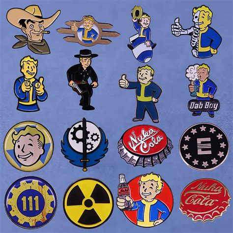 Fallout Victor Icon New Vegas Enamel Pin Distinct Pins